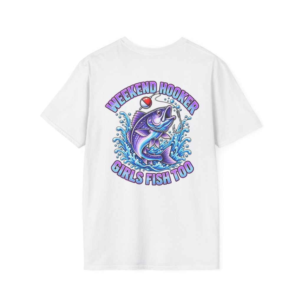 Girls Fish Too Women's Fishing T-Shirt | Weekend Hooker Tee