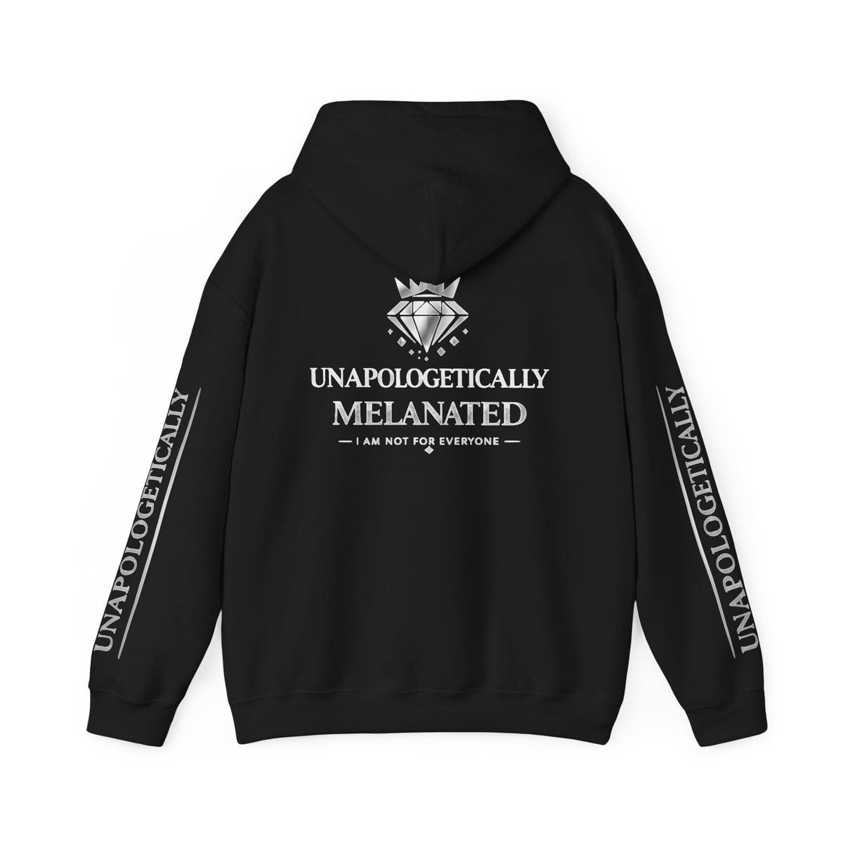 Unapologetically Melanated Diamond Crown Hoodie