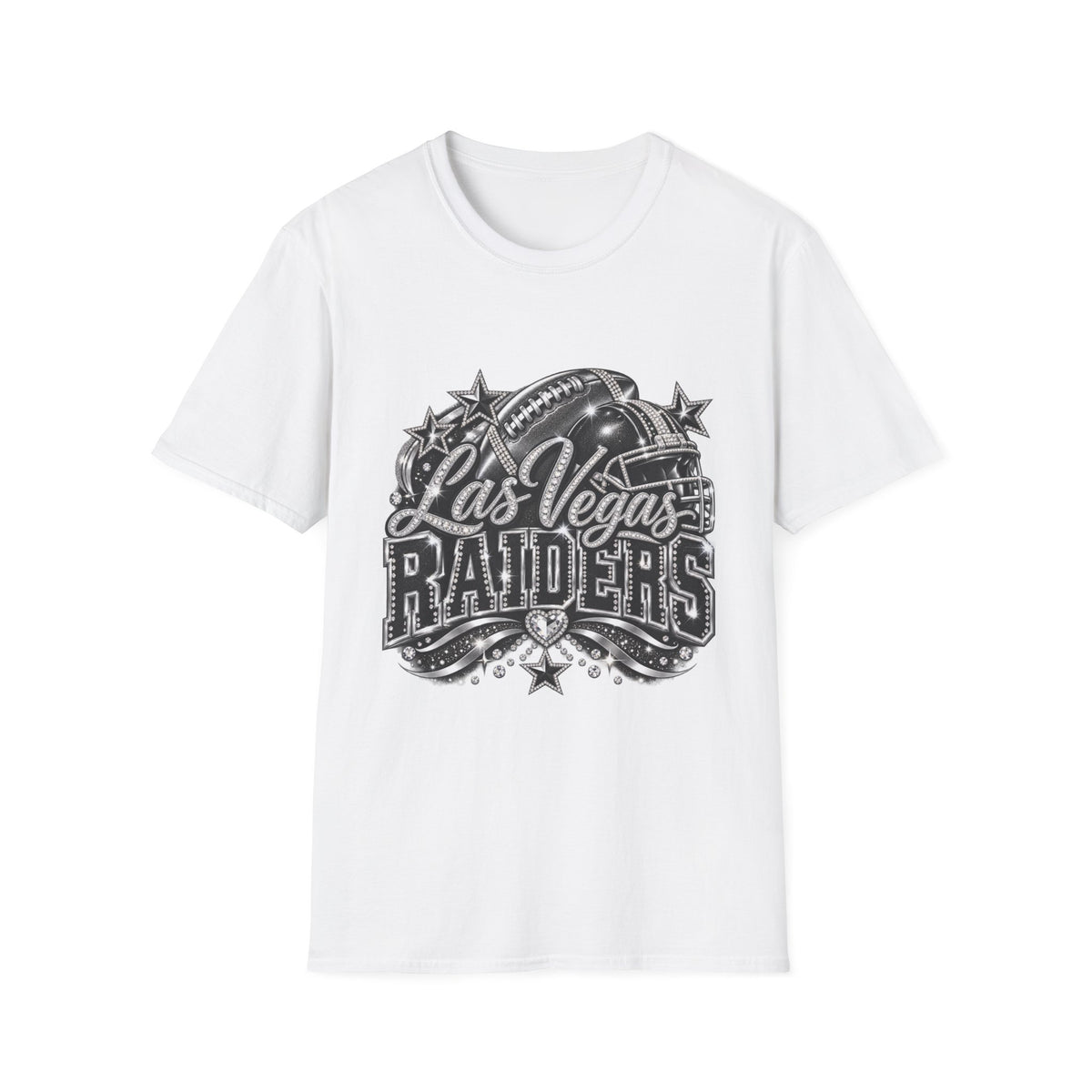 Las Vegas Raiders  Fan Girl Football T-Shirt