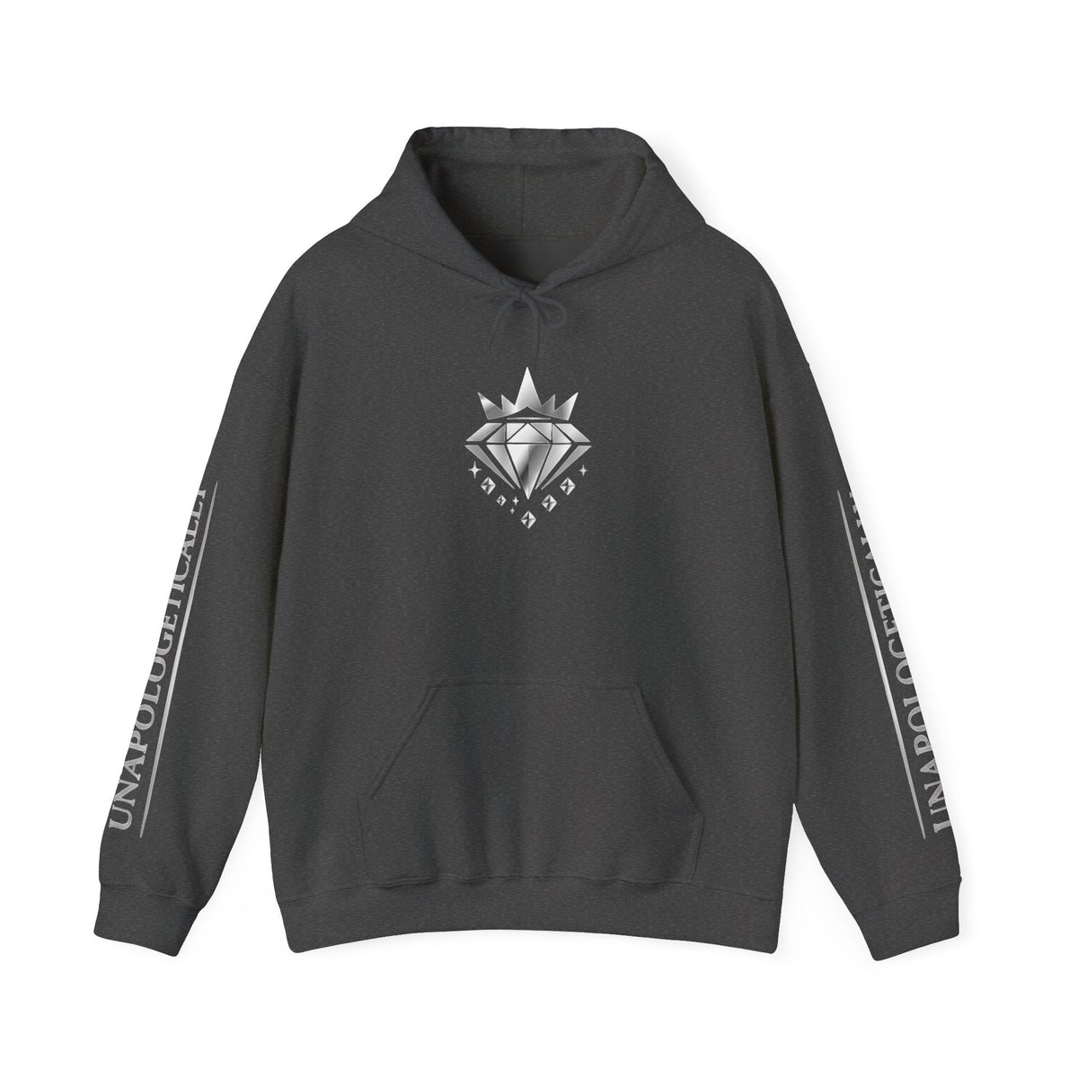 Unapologetically Melanated Diamond Crown Hoodie