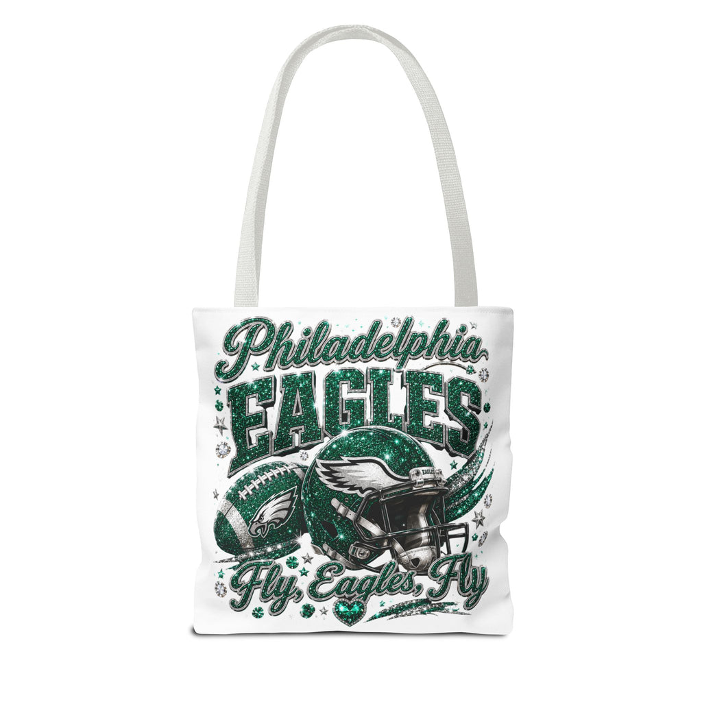 Philadelphia Eagles Fan Girl Tote Bag — Fly Eagles Fly Graphic Tote