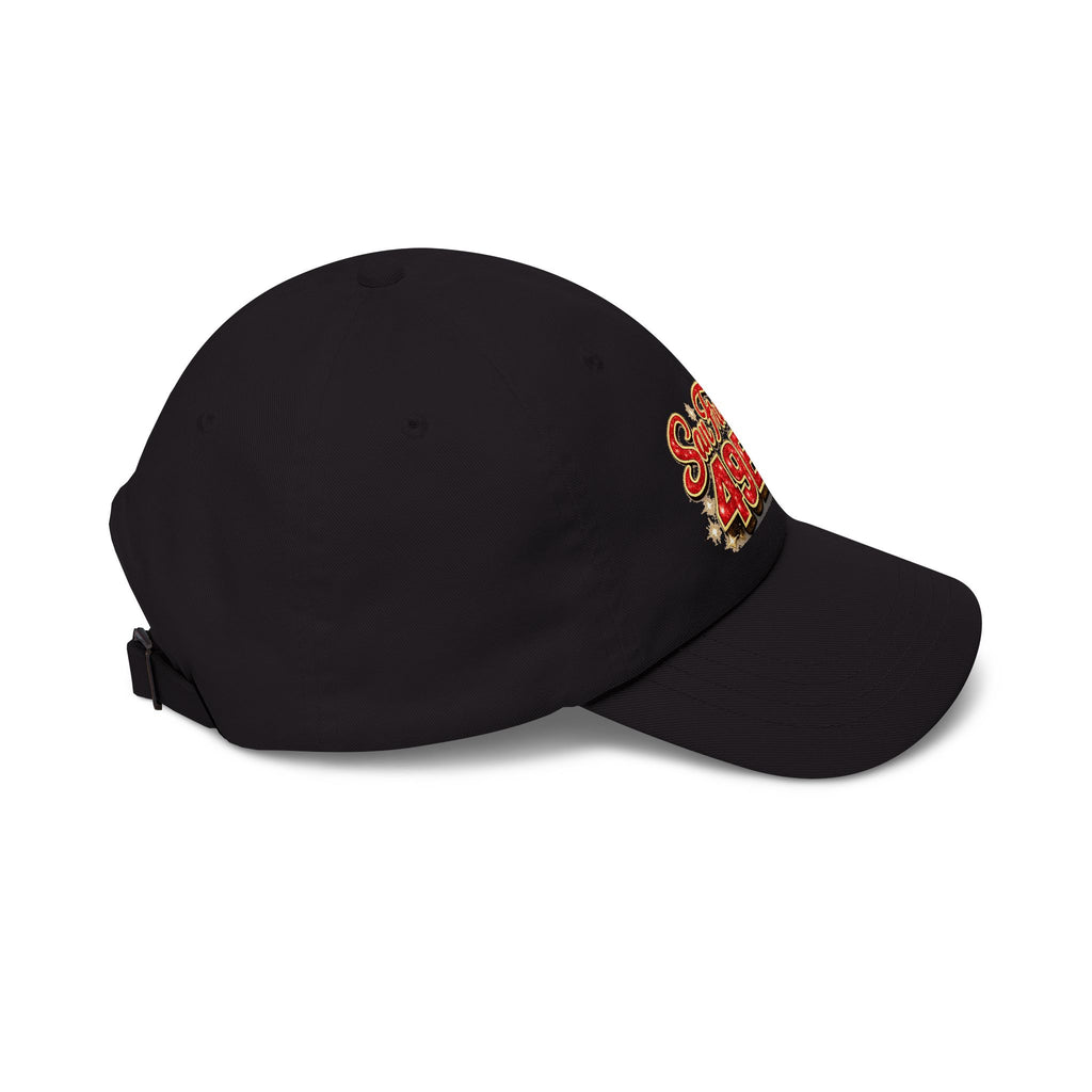 San Francisco 49ers Fan Girl Dad Cap — Vintage Script Sports Baseball Hat