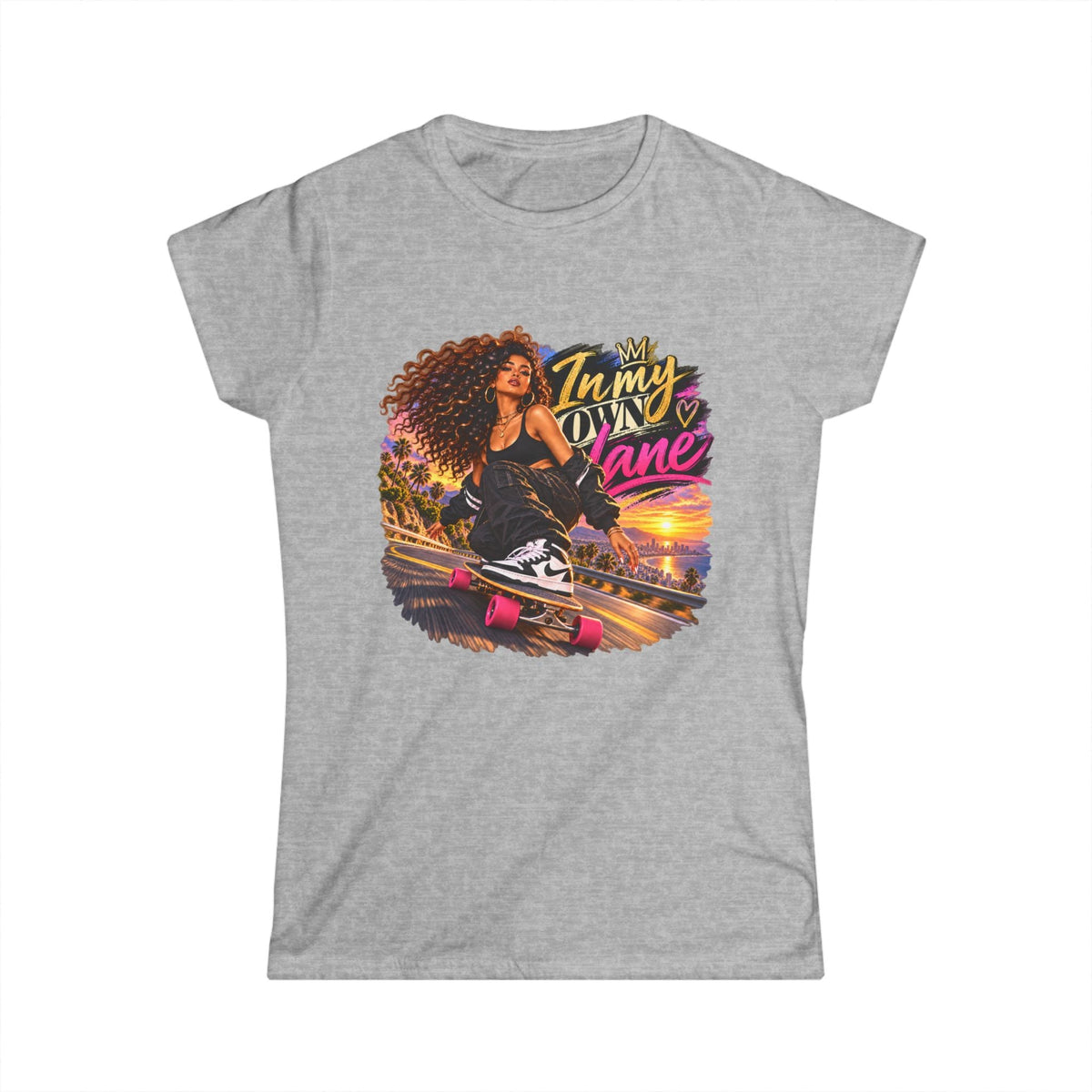 Skater Girl In My Own Lane Tee | Women's Softstyle