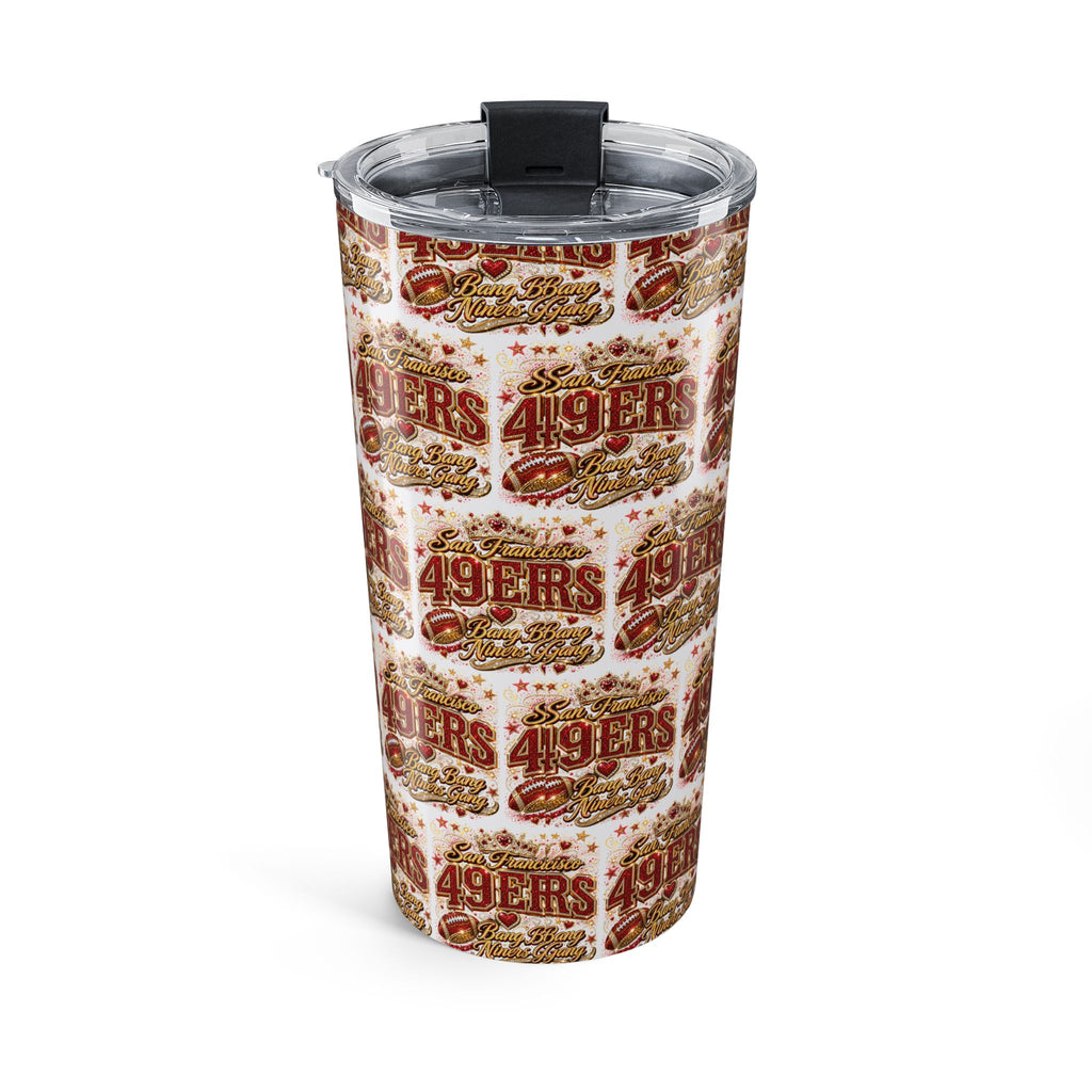 49ers Fan Girl Pattern Tumbler 20oz