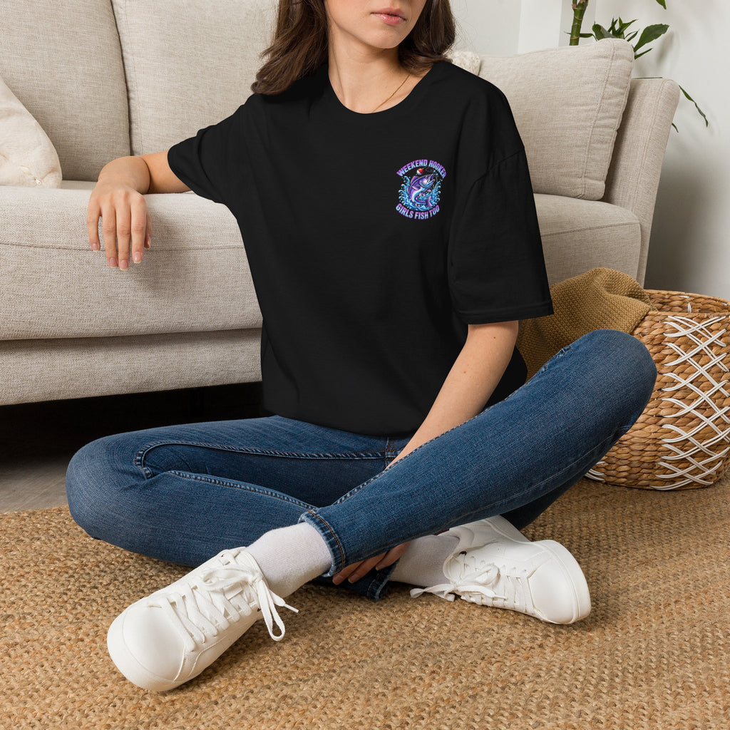 Girls Fish Too Women's Fishing T-Shirt | Weekend Hooker Tee