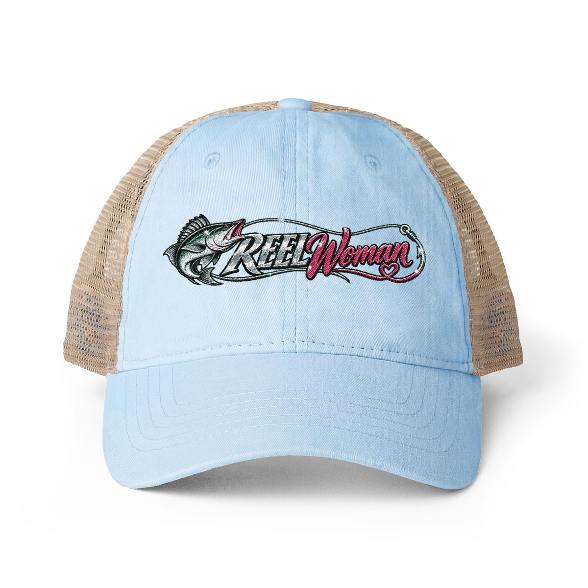 Reel Woman Embroidered Cap