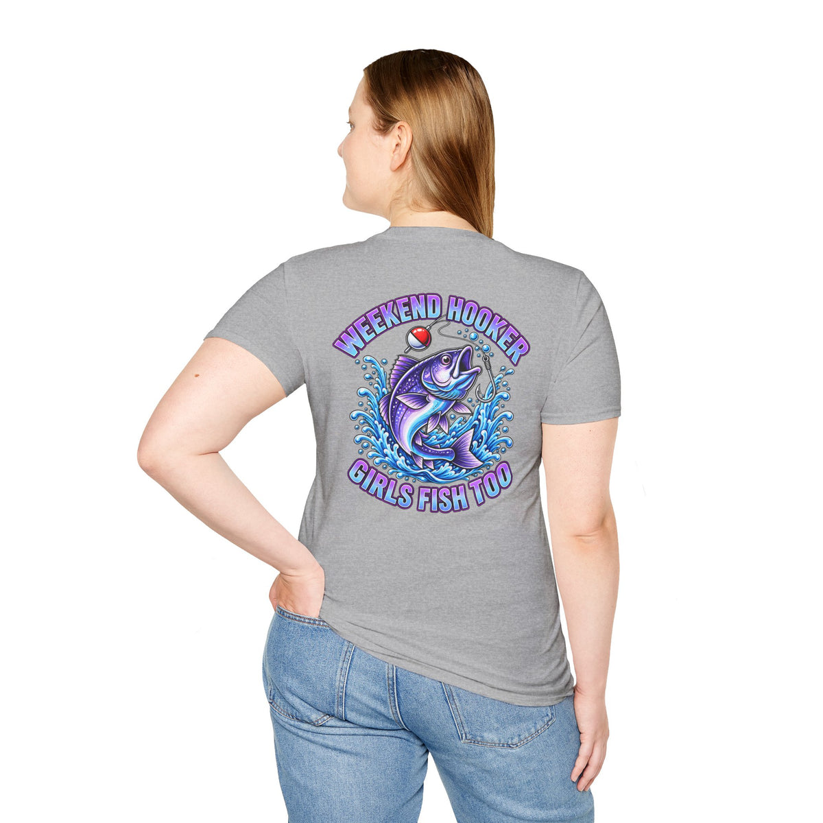 Girls Fish Too Women's Fishing T-Shirt | Weekend Hooker Tee