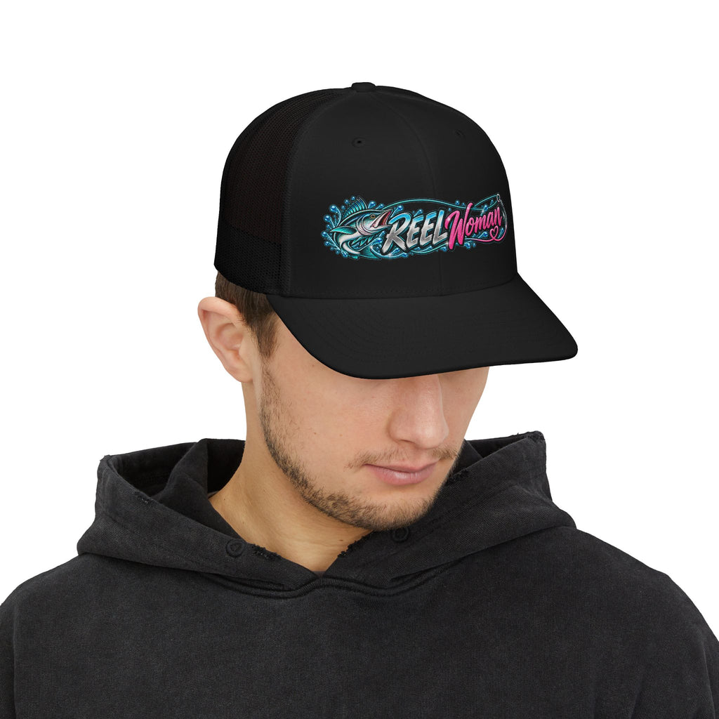 Reel Woman Trucker Cap – Women’s Fishing Snapback Hat