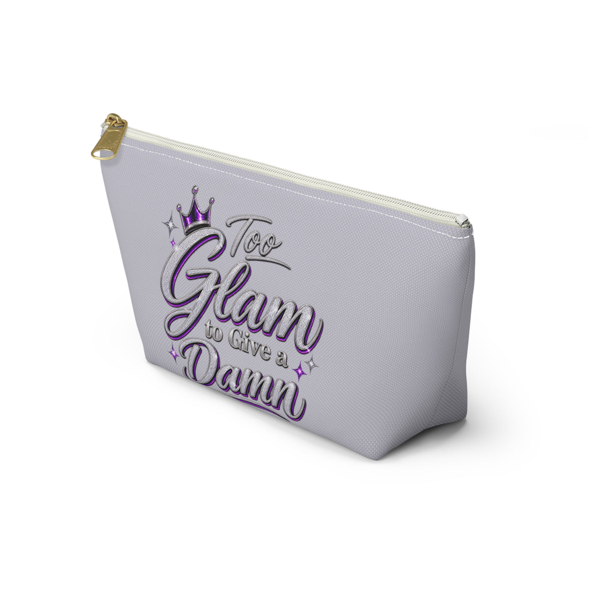 Too Glam to Give a Damn Accessory Pouch | Makeup Bag