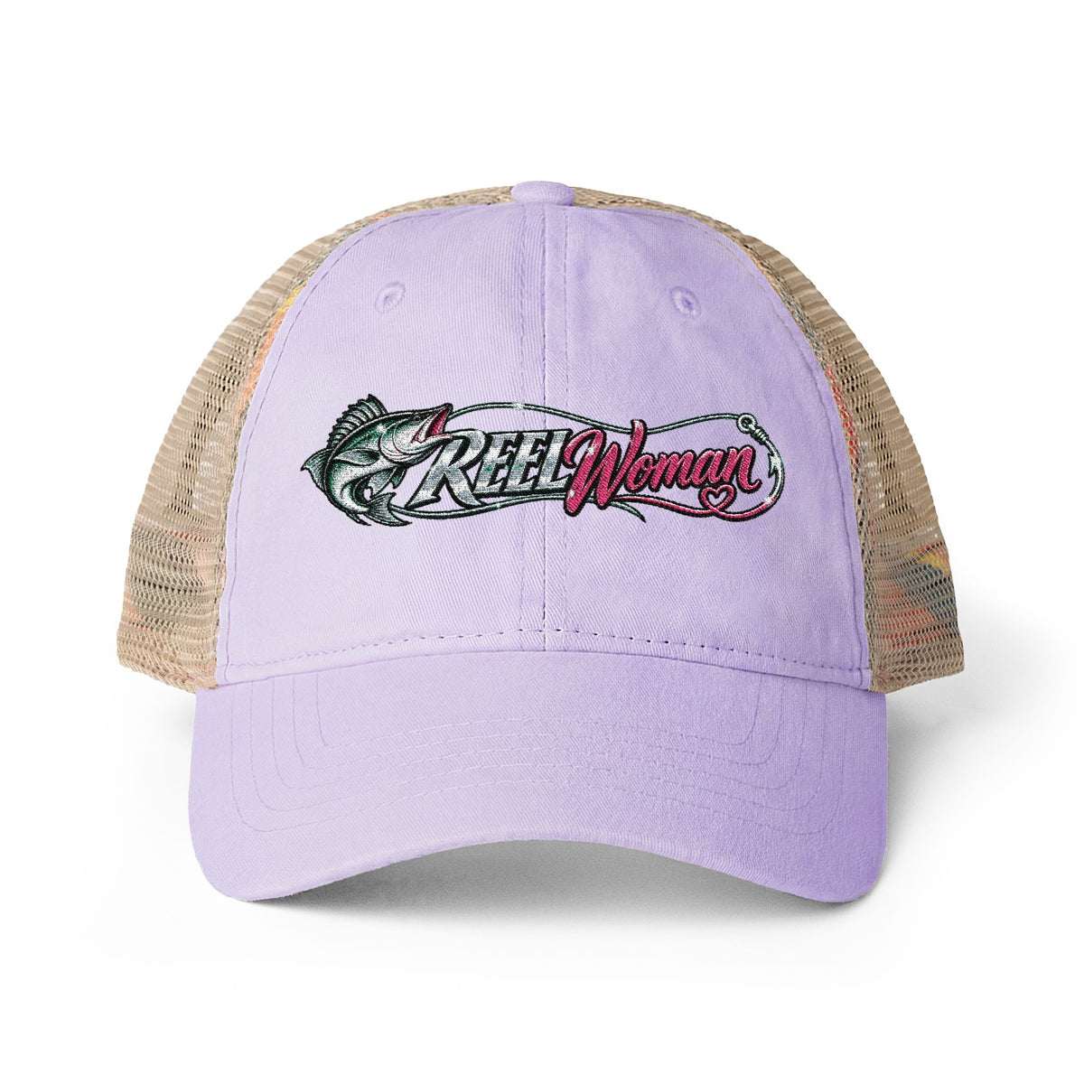 Reel Woman Embroidered Cap