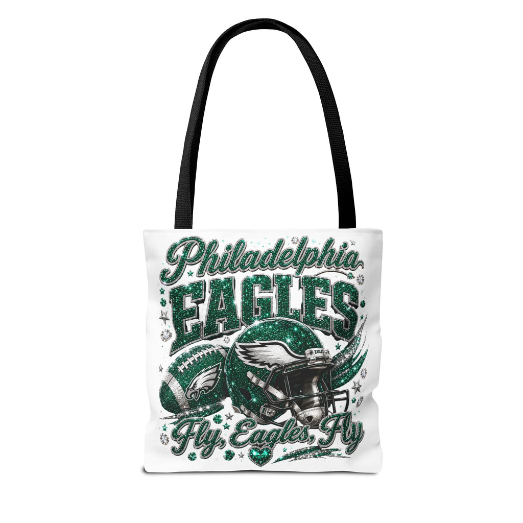 Philadelphia Eagles Fan Girl Tote Bag — Fly Eagles Fly Graphic Tote