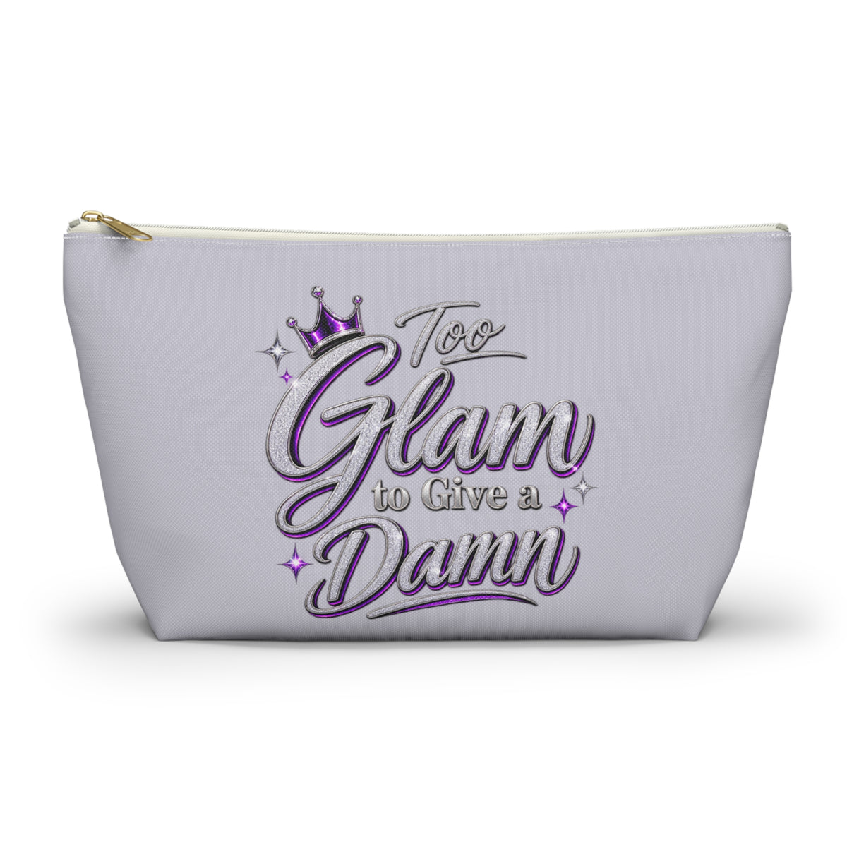 Too Glam to Give a Damn Accessory Pouch | Makeup Bag