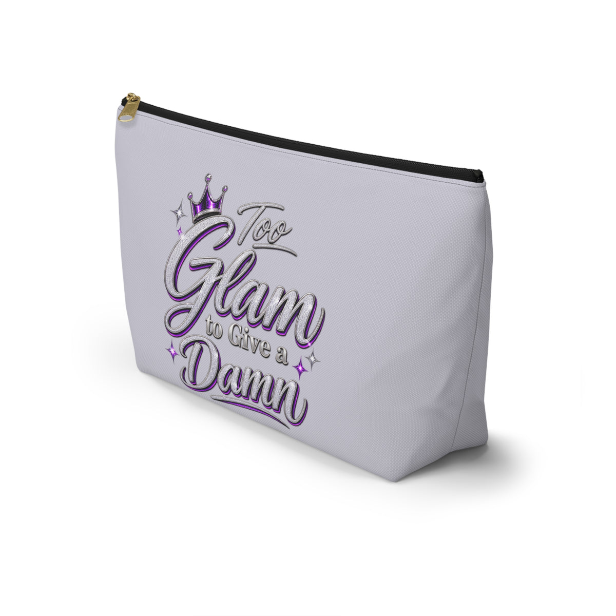 Too Glam to Give a Damn Accessory Pouch | Makeup Bag
