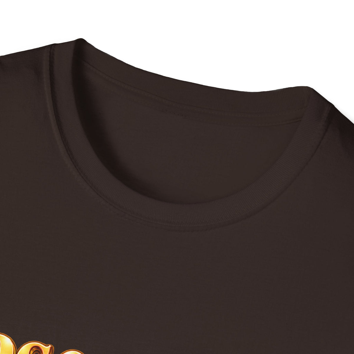 Absolutely Not T-Shirt — Retro Gold Script Graphic Tee