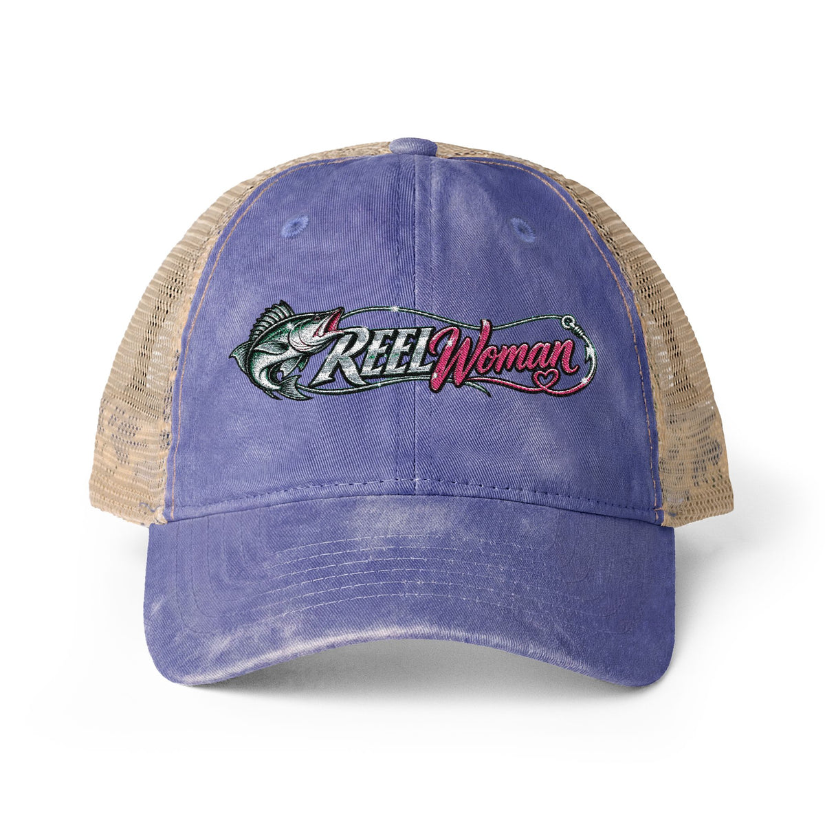Reel Woman Embroidered Cap