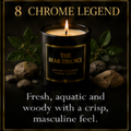 Chrome Legend - 8oz Luxury Coconut Hybrid Candle