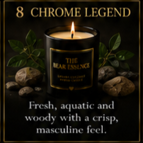 Chrome Legend - 8oz Luxury Coconut Hybrid Candle