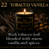 Tobacco Vanilla - 8oz Luxury Coconut Hybrid Candle