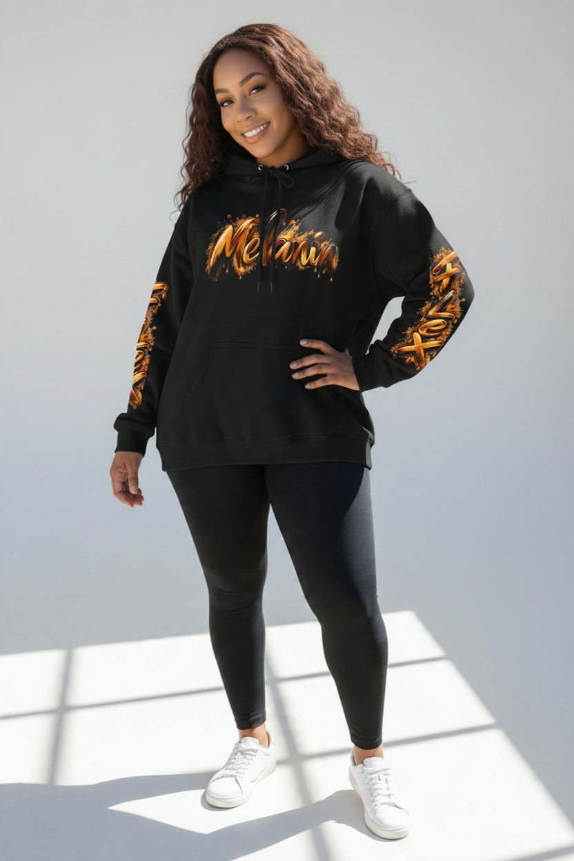 Melanin Is the Flex Graphic Hoodie