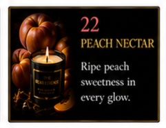 Peach Nectar - 8oz Luxury Coconut Hybrid Candle