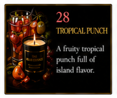 Tropical Punch - 8oz Luxury Coconut Hybrid Candle