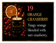 Orange Cranberry - 8oz Luxury Coconut Hybrid Candle