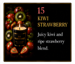 Kiwi Strawberry - 8oz Luxury Coconut Hybrid Candle