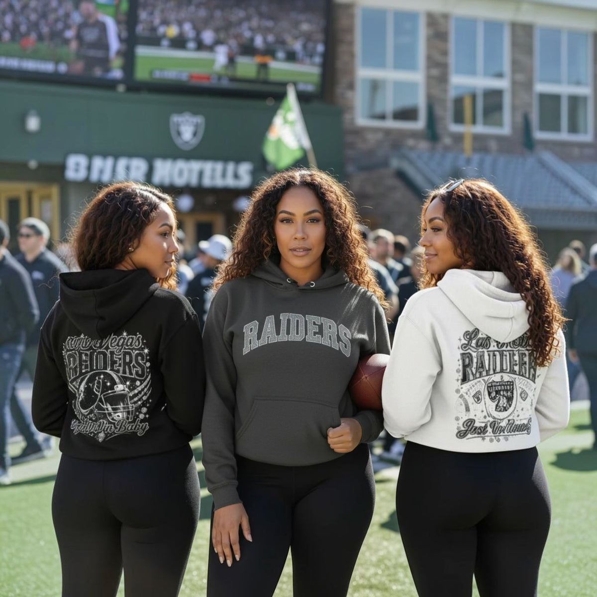 Las Vegas Raiders Fan Girl Hoodie | Football