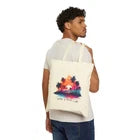 San Diego Sunset Palm Tote — Canvas Beach Bag
