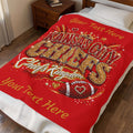 Kansas City Fan Girl Blanket | Velveteen Plush