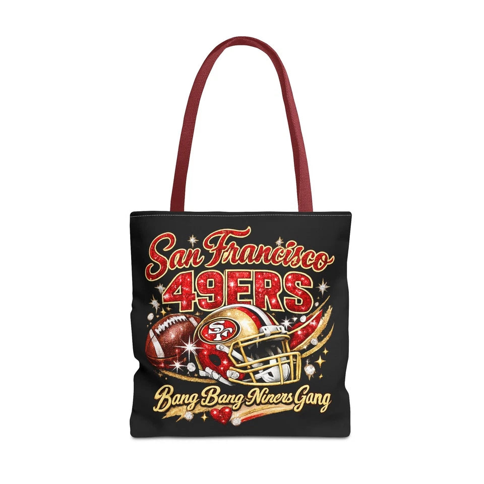 San Francisco 49ers Fan Girl Tote Bag | Football Fan Tote